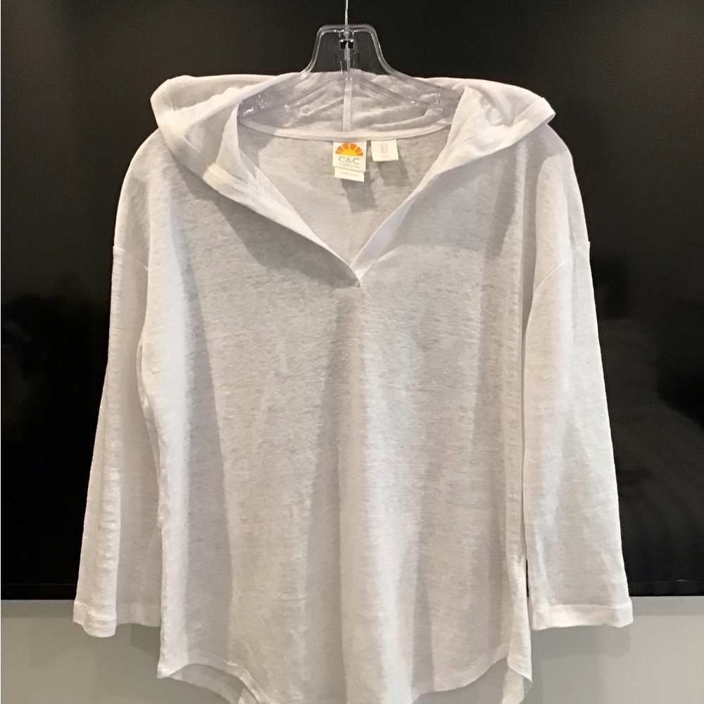 White linen shirt